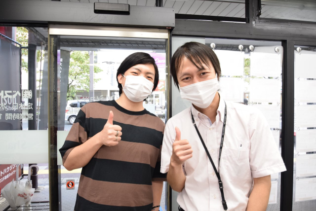 駅からの近さが決め手!