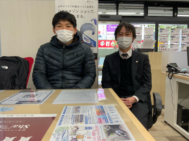 間取りと設備が決め手!