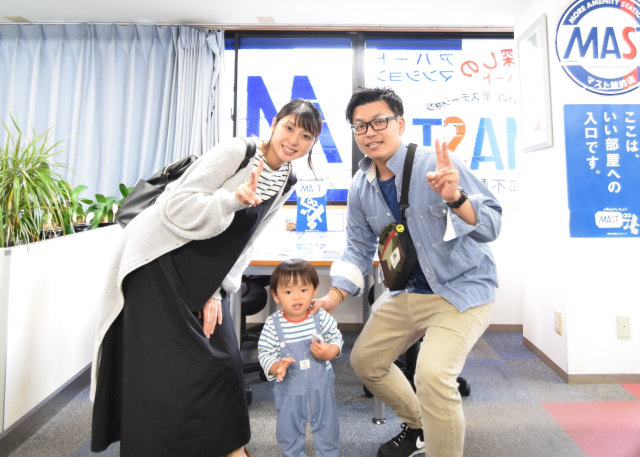 シャーメゾンと安心して住める環境が決め手です。