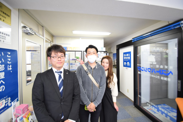 家賃が安めで築浅が決め手でした!