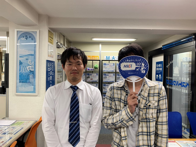 安さが決めてでした。