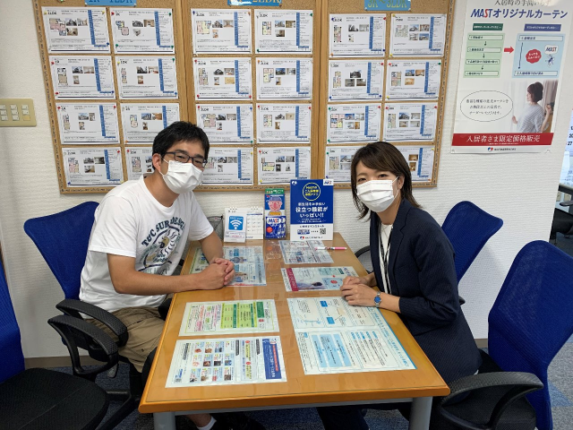 家賃とお部屋の広さが決め手です!