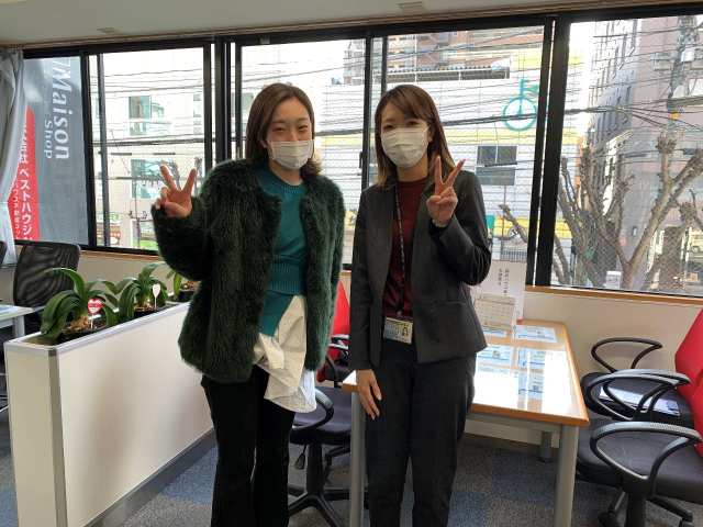 築浅の綺麗なお部屋が決め手!