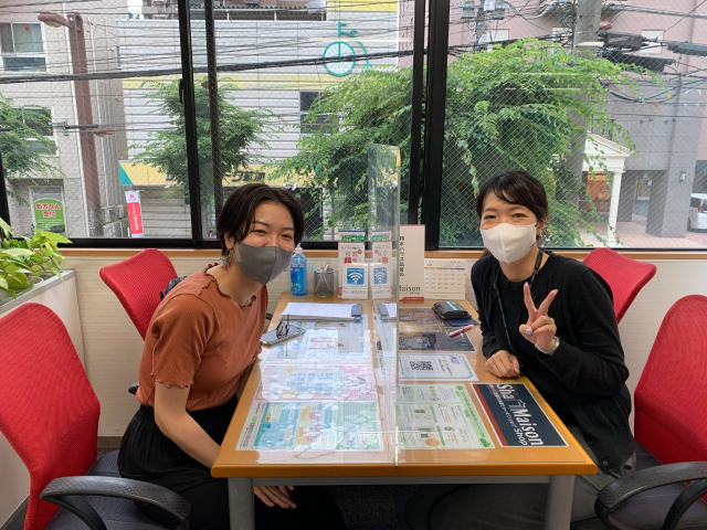 日当たりの良いお部屋が決め手!