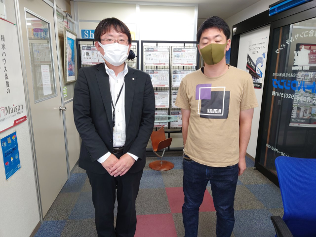 希望の地域と家賃が決めて！