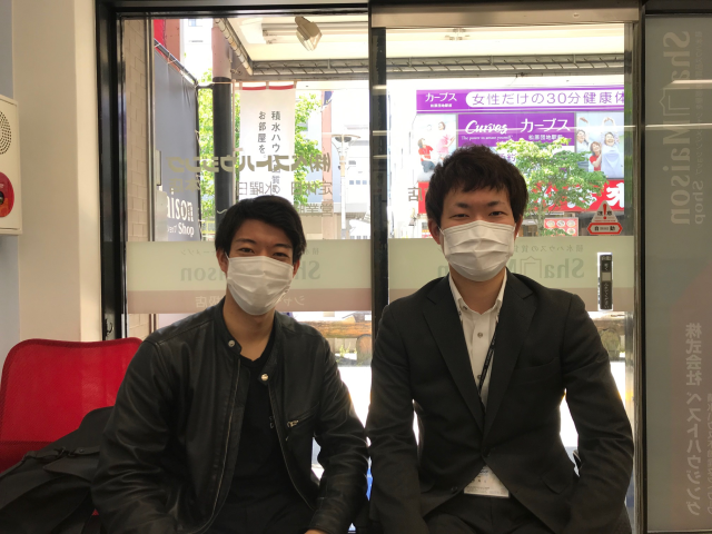 駅の近さと部屋の広さが決め手!