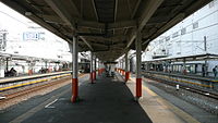 大師線・伊勢崎線の駅ホーム