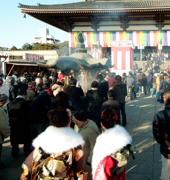 西新井大師初詣