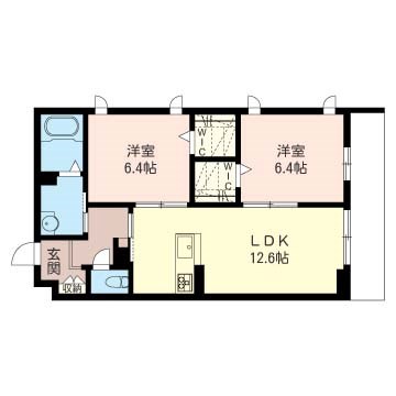 アルベール 間取図