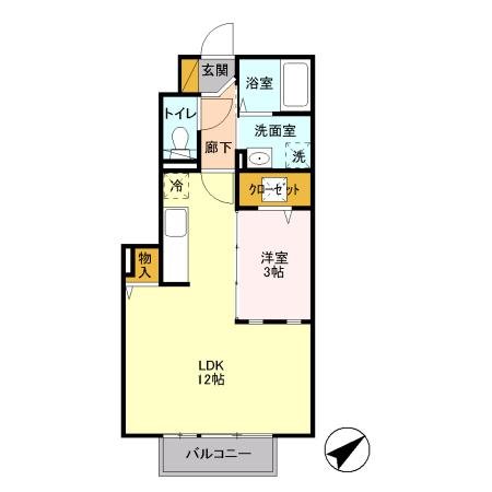 ウエストシティⅦ 間取り
