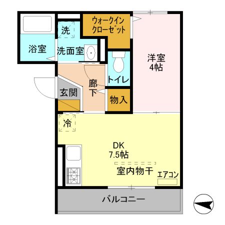 charmant court M's Ⅲ 間取り