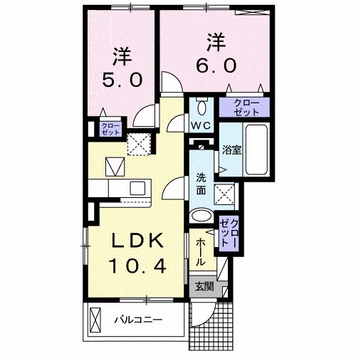 ピエス　シュシュ 間取り