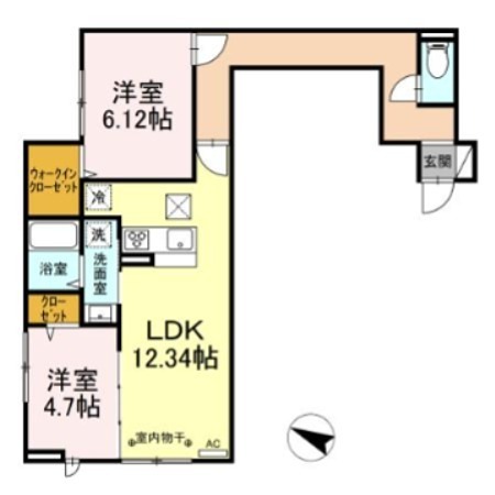 アヴァンス千住緑町 間取り
