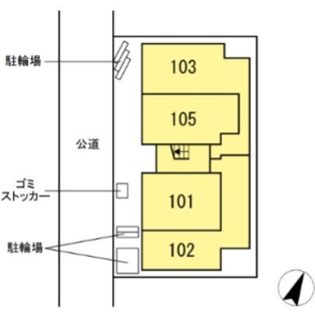 アヴァンス千住緑町 地図（共通）