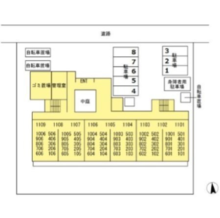 スタークレスト 地図（共通）
