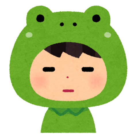 梅雨の季節　☔🐸