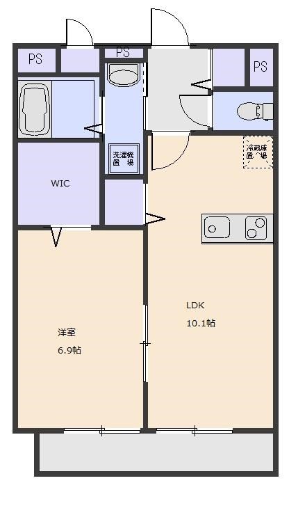 ブランドールK　 間取り