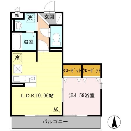 セジュール西新井 間取り