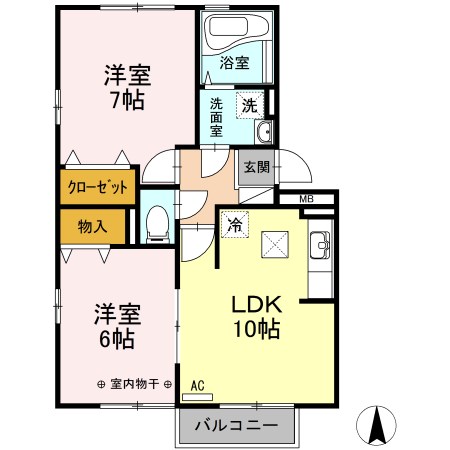 キャレ・メゾン 間取り
