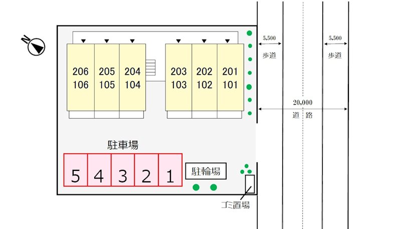 セカンドプロムナード 駐車場