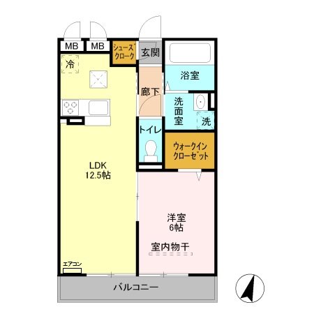 アンクレージュ　Ⅰ 間取り
