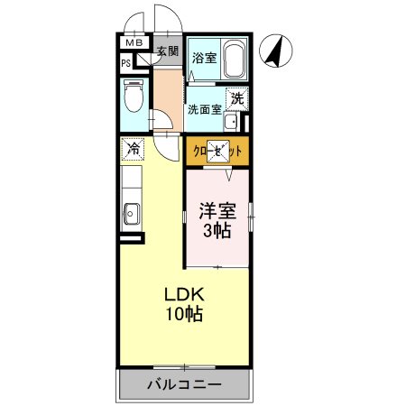 ヴェルドミール　Ⅰ 間取り